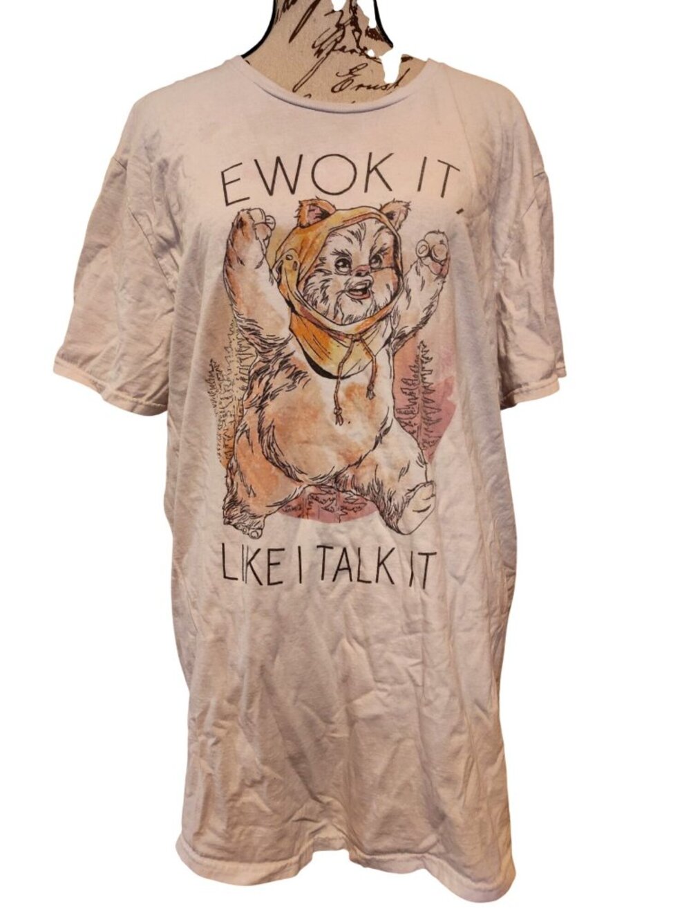Star Wars Ewok Graphic Tee "Ewok It Like I Talk It" XL By Fifth Sun